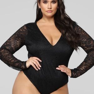 ***Sold*** Fashion nova Lace me up bodysuit
